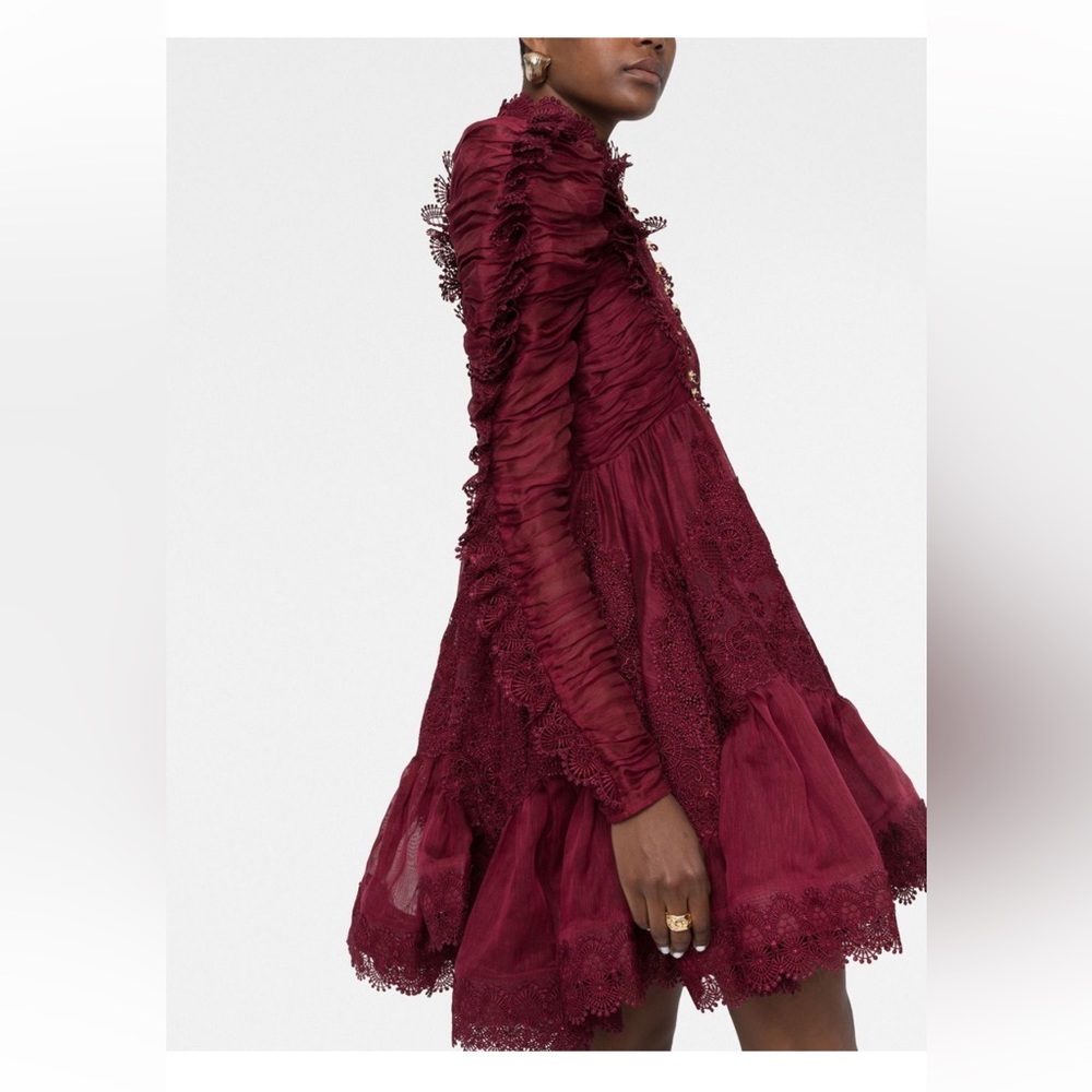 Zimmermann Ruffle Mini Dress size AU0 - Picture 5 of 12